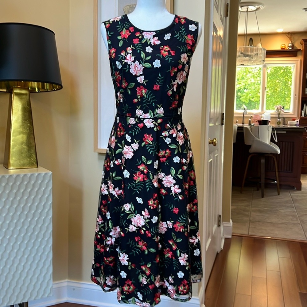 Hobbs London embroidered dress